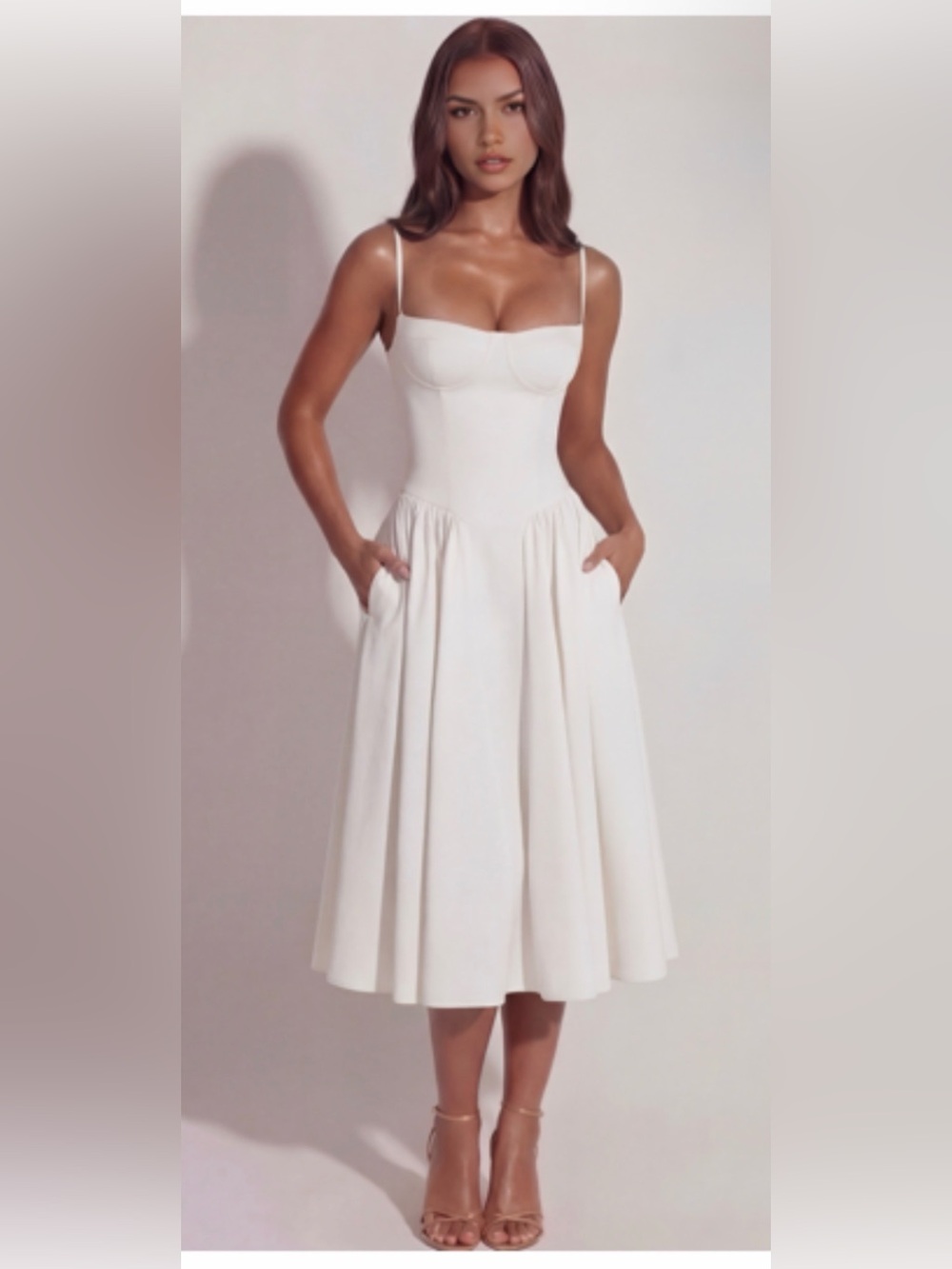 Women’s white dress